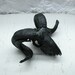 Black Ram Skull with large Horns