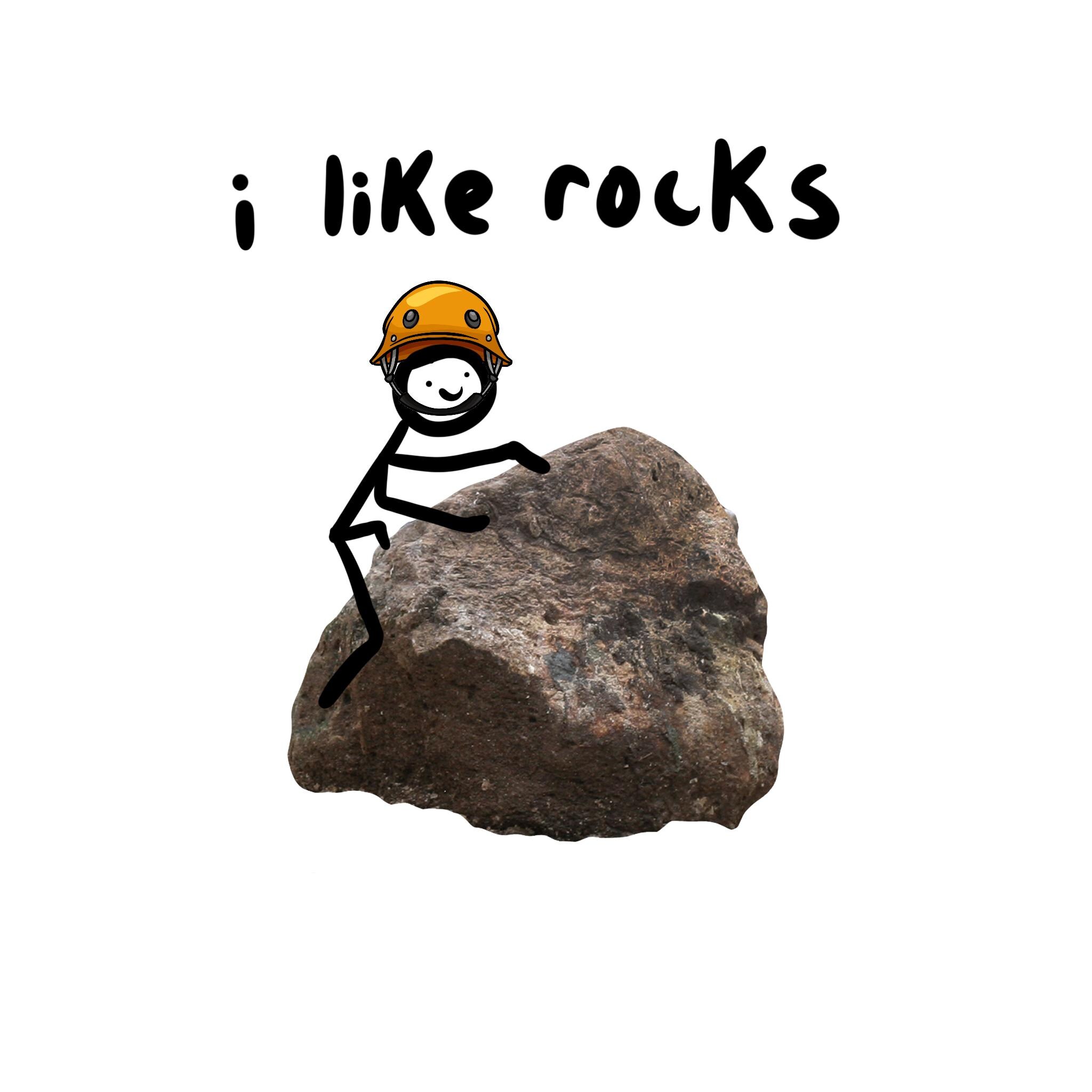 I Like Rocks I Like Rocks Circle Sticker - Etsy