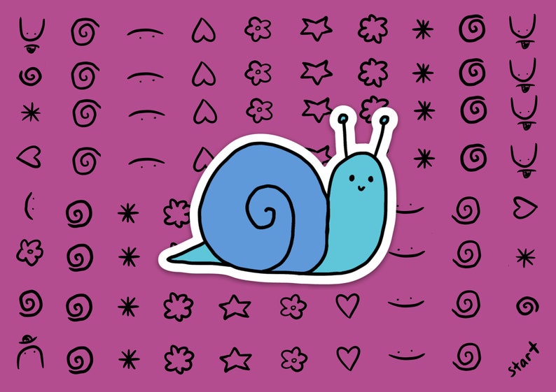 snail magnet image 1