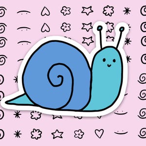 schnecke aufkleber