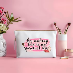 Pink Makeup Bag SVG PNG Beauty Quotes Bundle: Digital Download and Use for Stickers, Cricut and Diy Projects image 4