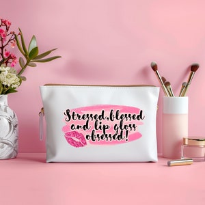 Pink Makeup Bag SVG PNG Beauty Quotes Bundle: Digital Download and Use for Stickers, Cricut and Diy Projects image 10