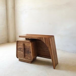 Wooden Dressing Table Vintage Console Table Bedroom Makeup Desk Handmade Furniture Bedroom Decor