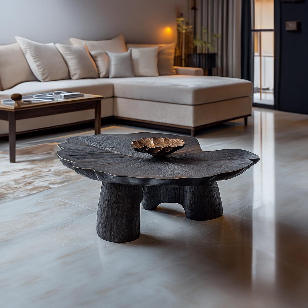 Modern Coffee Table, Unique Coffee Table, Oval Coffee Table, Coffee ...