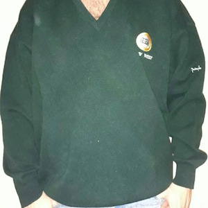 Pringle of Scotland vintage mens sweater, size L, made in Scotland, Pringle sports sweater