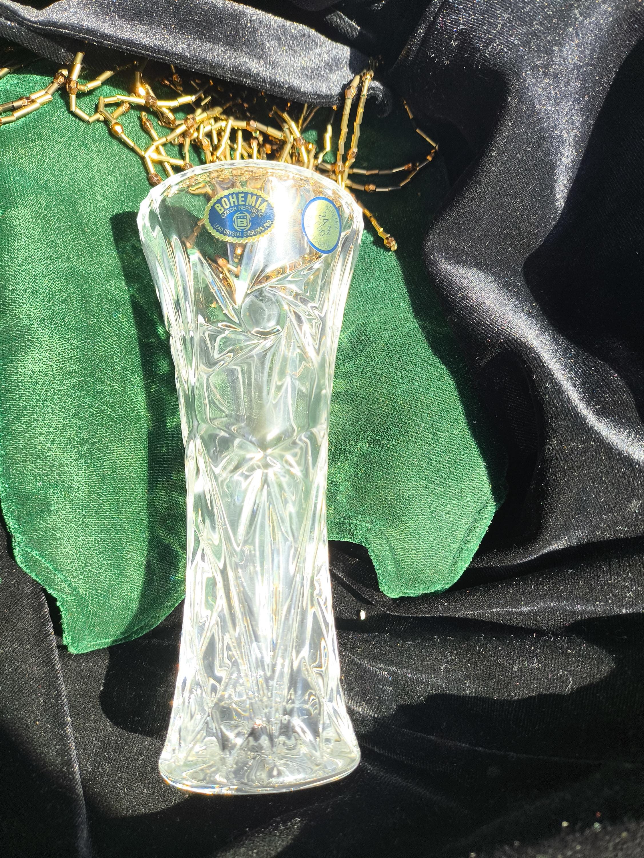 Bohemia Crystal Vase 24 Pbo - Etsy