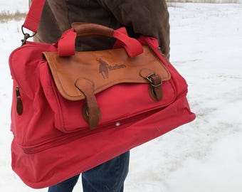 Bolsa de viaje Marlboro VINTAGE 1980, tamaño 50x30x30 cm, buen estado