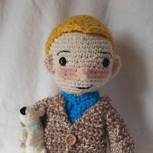 Tintin, amigurumi.