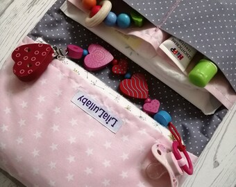 Windeltasche, Wickeltasche, Windelclutch, Geschenk zur Geburt, Diaper Bag, XXL Windeltasche, Windeltasche mit Name, Wickeltasche to go