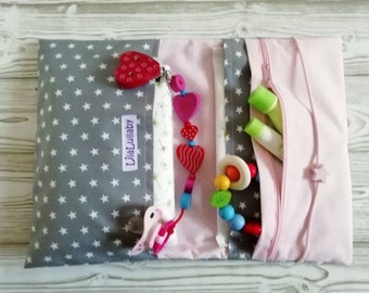 Windeltasche, Wickeltasche, Windelclutch, Geschenk zur Geburt, Diaper Bag, XXL Windeltasche, Windeltasche mit Name, Wickeltasche to go