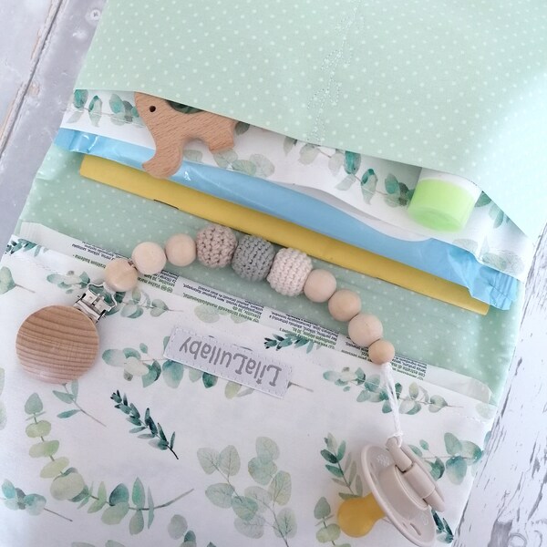 Diaper bag, diaper bag, diaper clutch, gift for birth, diaper bag, XXL diaper bag, diaper bag with name, diaper bag to go