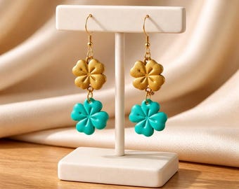 Clover | Handmade Polymer Clay Earrings