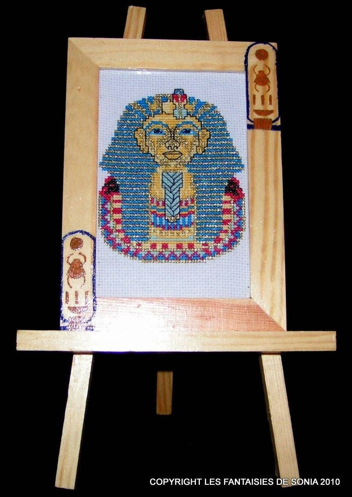 Tableau Chevalet Broderie Egypte