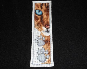 Handmade embroidered bookmark
