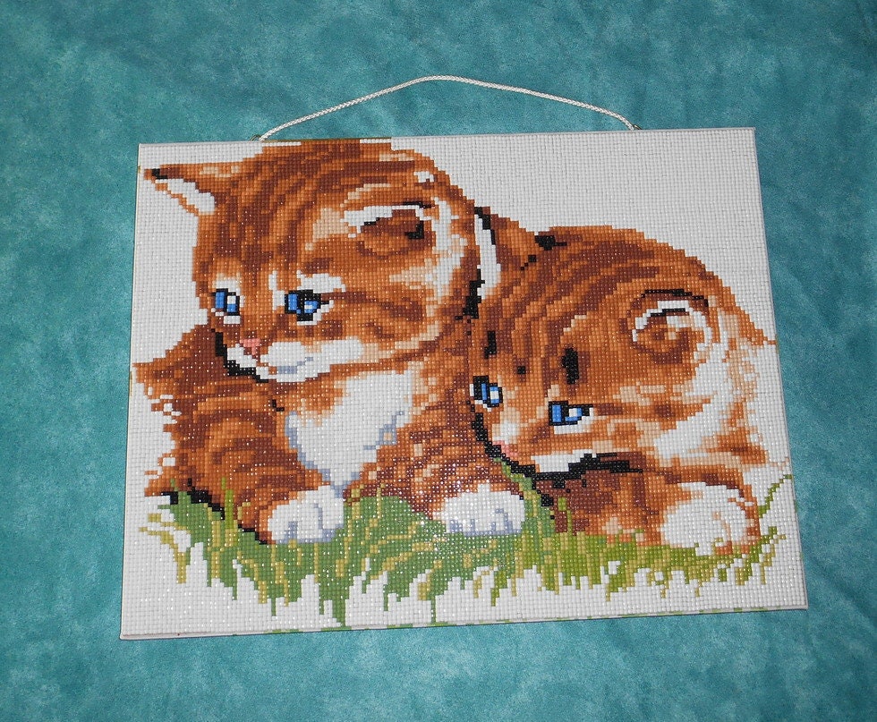 Tableau Chatons Chambre Enfant