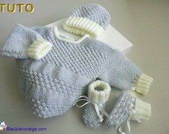 Paletot Bebe Tricot Main Etsy Paletot Bebe Tricot Main Etsy