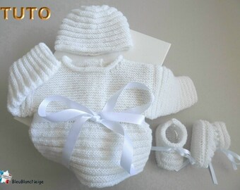Tuto Tu 002 N 1m Chaussons Bebe Ballerines Explications Etsy