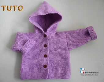 Paletot Bebe Tricot Main Etsy