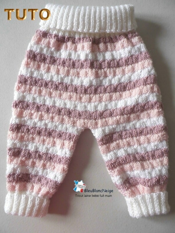 Tuto Tu 103 1 Mois Fiche Tricot Bebe Explications Tricot Etsy