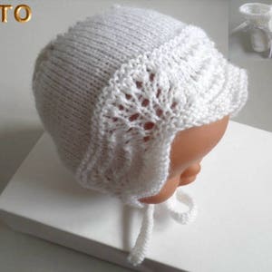 Tuto Tu 006 Explications Du Bonnet En Laine Bebe Fille Etsy Tuto Tu 006 Explications Du Bonnet En Laine Bebe Fille Etsy