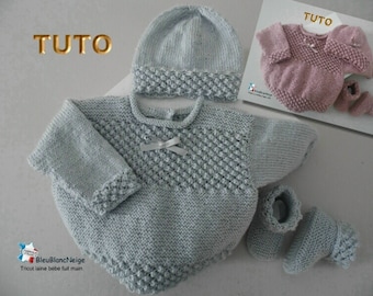 Tricot Bebe Laine Fait Main Layettes Tricotees Par Bleublancneige Tricot Bebe Laine Fait Main Layettes Tricotees Par Bleublancneige