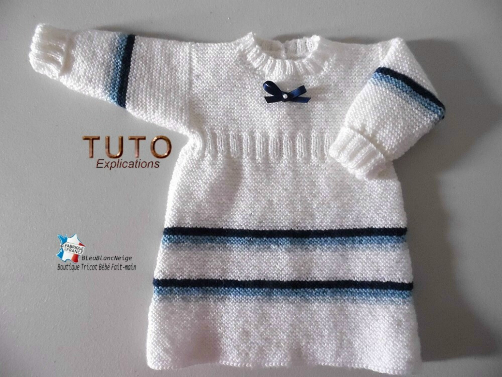 Tuto Tu 122 Naissance Fiche Tricot Bebe Explication Etsy Hong Kong