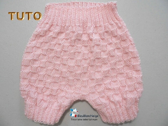 Tuto Tu 110 Fiche Tricot Bebe Explications Avec Photos De La Etsy