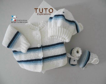 Tricot Bebe Laine Fait Main Layettes Tricotees Par Bleublancneige Tricot Bebe Laine Fait Main Layettes Tricotees Par Bleublancneige