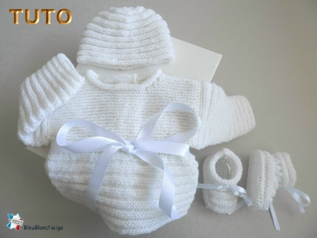 Buy TUTORIAL Tu-407 – Sizes on the Same Pdf Baby Knitting Pattern,  Explanations of Godron Bra, Hat and Slippers Tutorial Online in India