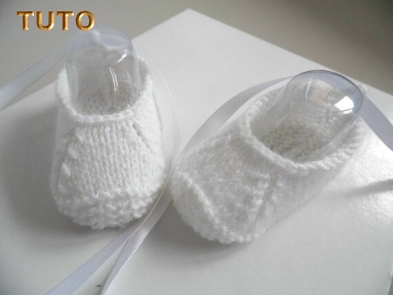 Tuto Tu 002 Explications Des Chaussons Ballerines Bebe Fille Etsy
