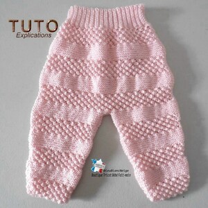 Tuto Tu 419 5 Tailles Sur Le Meme Pdf Fiche Tricot Bebe Etsy