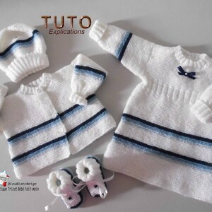 Tuto Tu 110 Fiche Tricot Bebe Explications Avec Photos De La Etsy
