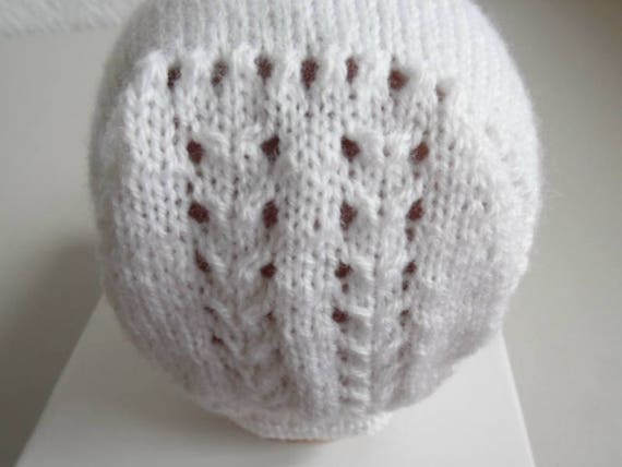 TUTORIAL TU 004 Explanations 1 Month Crush or Baby Girl Wool Hat