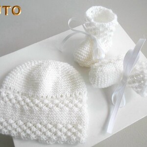 Tuto Tu 037 Naissance Pdf Tricot Bebe Ensemble Astrakan Etsy