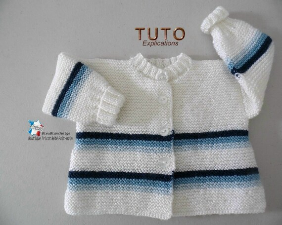 Tuto Tu 122 Naissance Fiche Tricot Bebe Explication Etsy Hong Kong