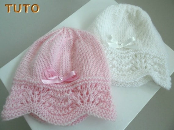 Tuto Tu 006 Explications Du Bonnet En Laine Bebe Fille Etsy Tuto Tu 006 Explications Du Bonnet En Laine Bebe Fille Etsy