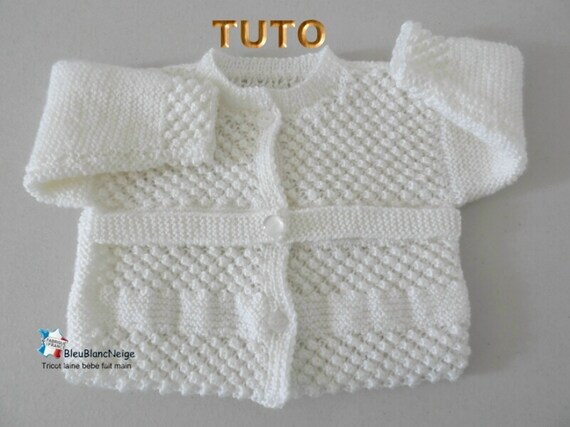 Tuto Tu 133 1 M Fiche Tricot Bebe Explications Avec Photos Etsy