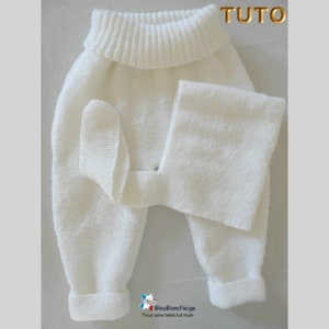 Tuto Tu 407 3 Tailles Sur Le Meme Pdf Fiche Tricot Bebe Etsy