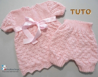 Mode Infant Robe Fille Laine Tricot Etsy