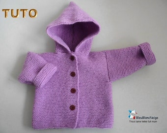 Paletot Bebe Tricot Main Etsy