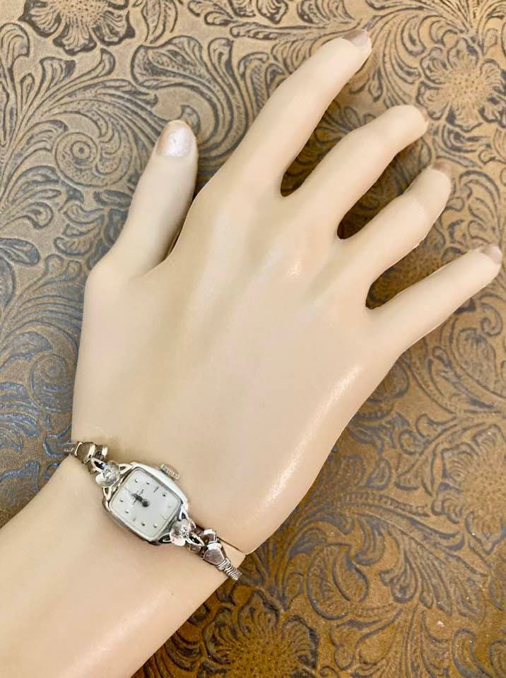 Montre Hamilton Vintage Années 60 Pour Femme - Mécanique à Remontage Manuel, Boîtier Plaqué Or