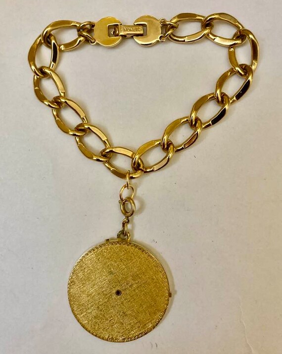 Vintage MONET Happy Birthday Charm Bracelet      … - image 9