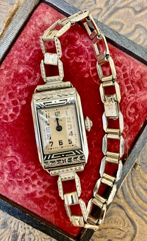 Vintage Elgin 14K Gold Filled Watch               