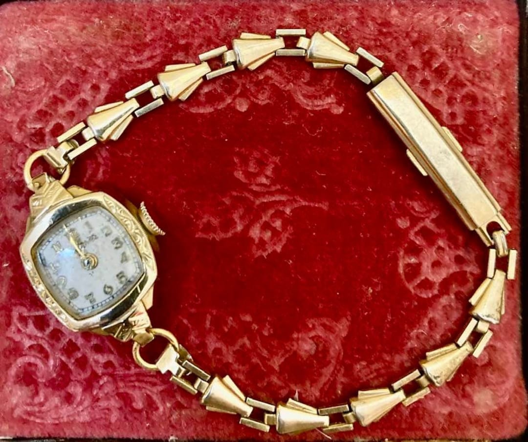 Vintage BULOVA 10K Gold Filled Watch GF37 Etsy