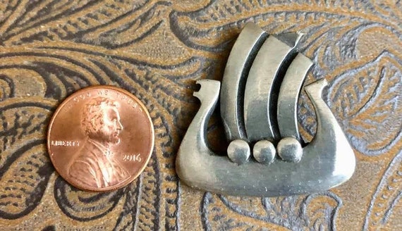 Vintage Rune Tennesmed Pewter Brooch                        236 View 6