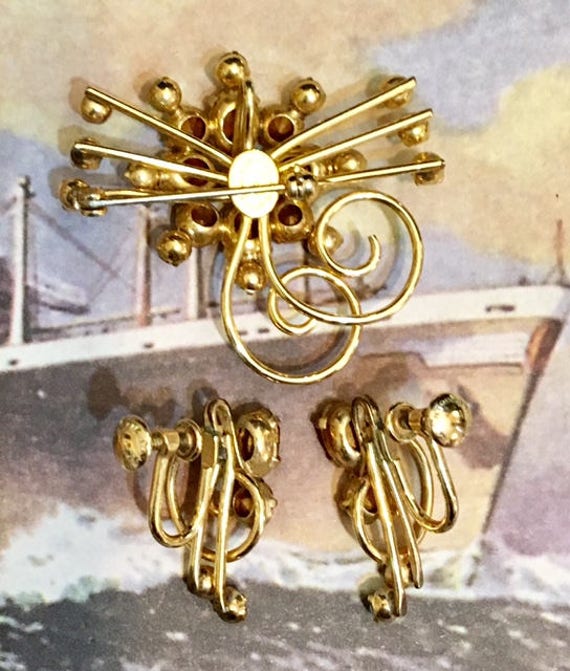 Vintage Antoinette Gold Filled Jewelry Set       … - image 6