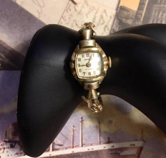 Montre Vintage Femme Welsbro 17 Rubis Incabloc - Mouvement Mécanique Suisse, Boîtier 10K R.G.P.