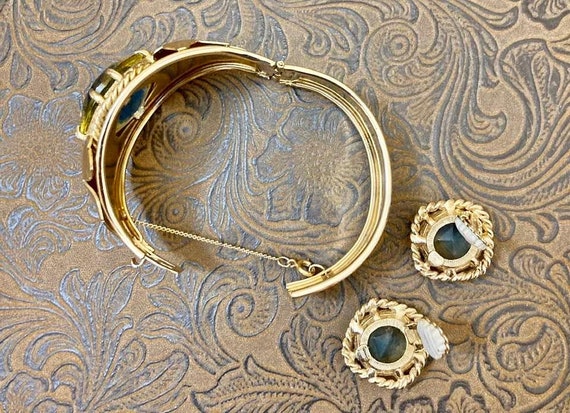 Vintage Sarah Coventry Versailles Gold Tone Jewel… - image 8