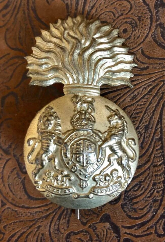 Vintage The Royal Scot Fusiliers Beret Badge 1953-195… - Gem