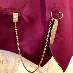 Vintage Gentleman&#39;s Watch Chain and Knife                959